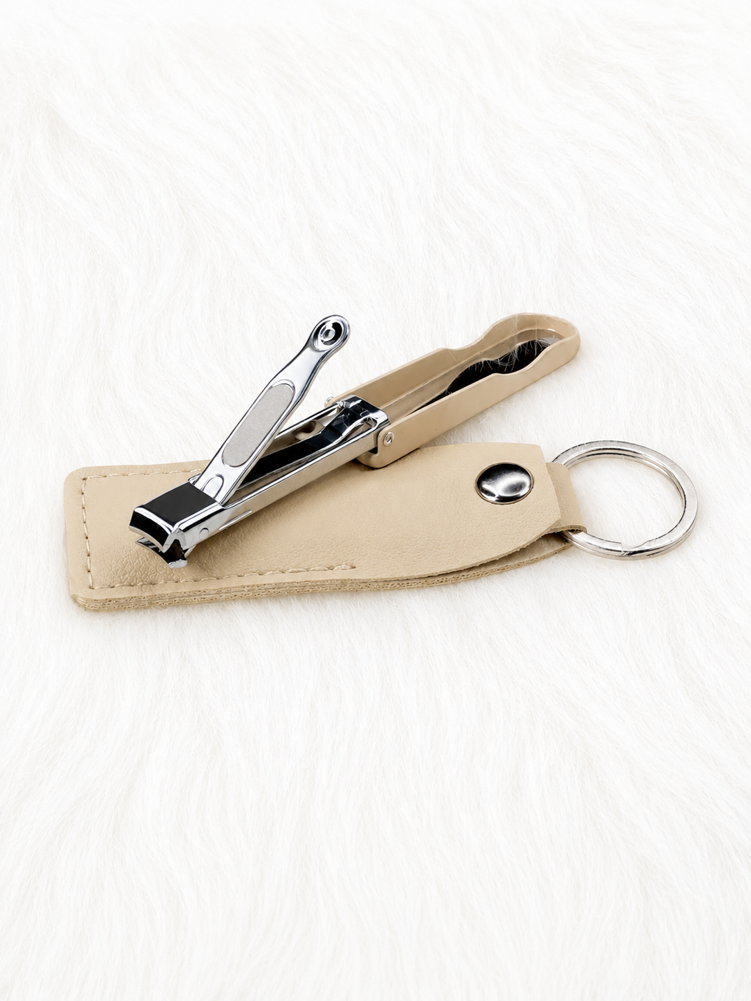 Foldable Nail Clipper with Pouch